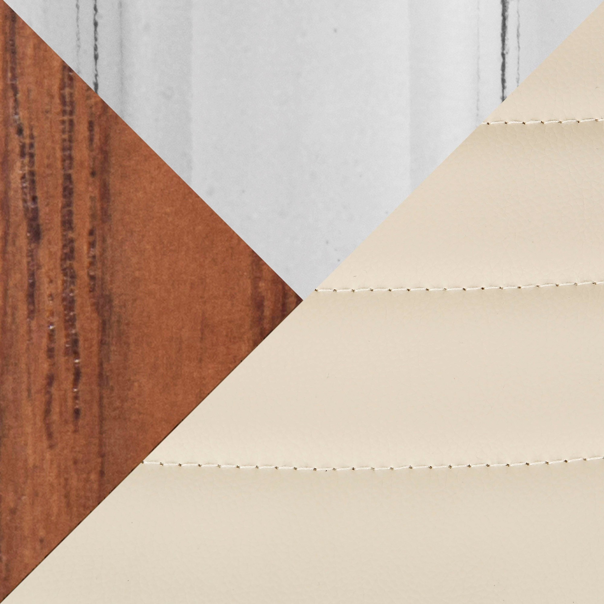 Symphony 24 Mid-Century Modern Cream Swivel Counter Stools (Set of 2) 11 Symphony 24 Mid-Century Modern Cream Swivel Counter Stools (Set of 2) - Image 11