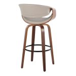 Symphony 30 Mid-Century Grey Swivel Barstools (Set of 2) 16 Symphony 30 Mid-Century Grey Swivel Barstools (Set of 2)