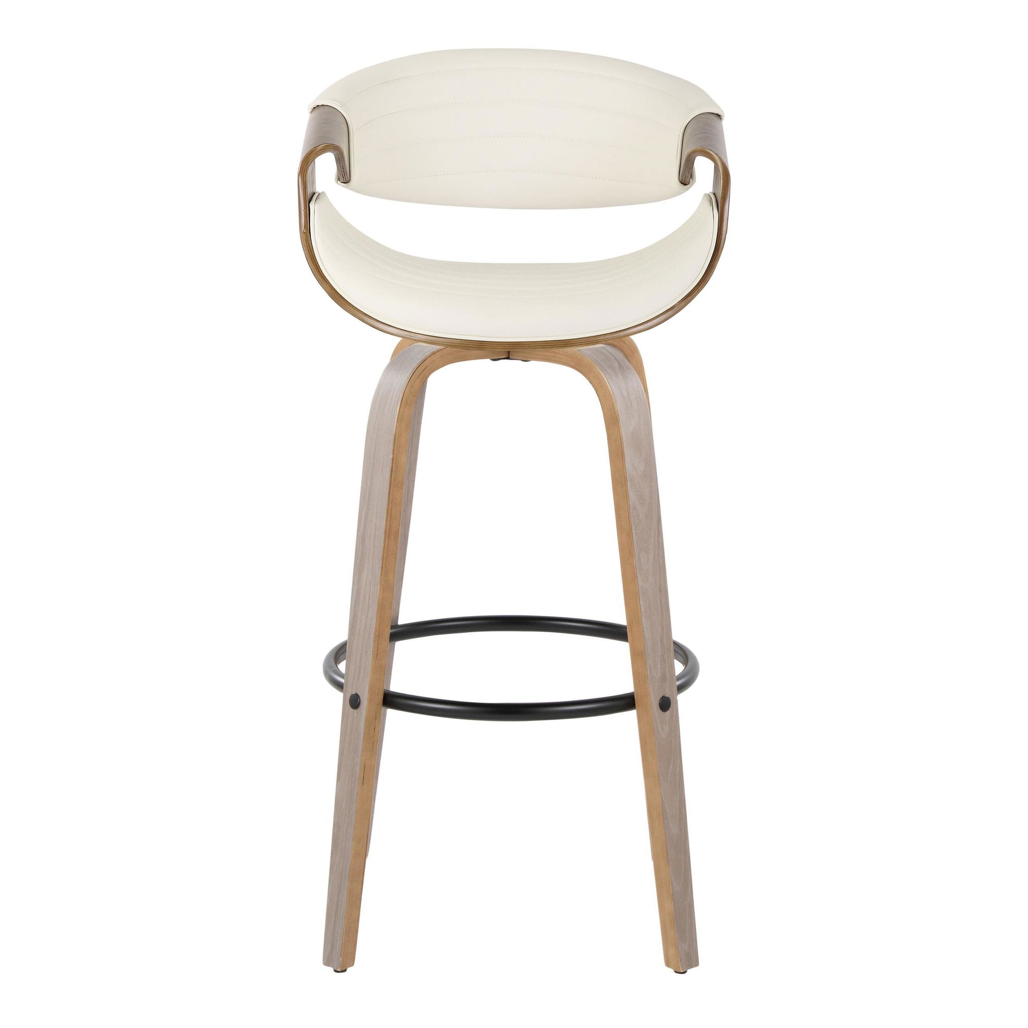 Symphony 30 Mid-Century Modern Light Grey Barstools (Set of 2) 9 Symphony 30 Mid-Century Modern Light Grey Barstools (Set of 2) - Image 9