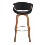 Symphony 30 Mid-Century Modern Walnut Barstool Set (Set of 2) 17 Symphony 30 Mid-Century Modern Walnut Barstool Set (Set of 2)