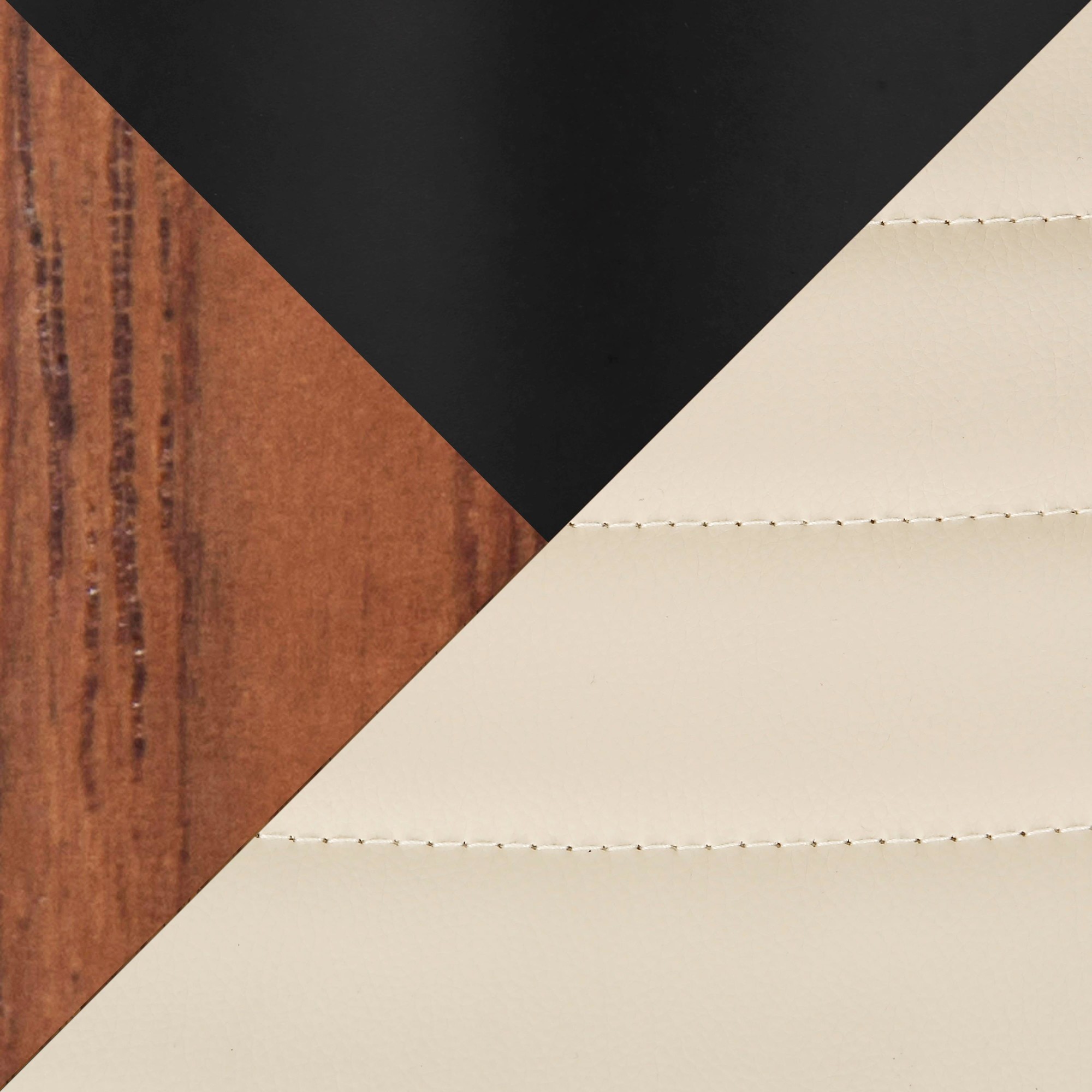 Symphony 30 Mid-Century Modern Walnut/Black Swivel Barstools (Set of 2) 10 Symphony 30 Mid-Century Modern Walnut/Black Swivel Barstools (Set of 2) - Image 10