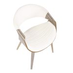 Symphony Mid-Century Light Grey/White Accent Chair 24 Symphony Mid-Century Light Grey/White Accent Chair