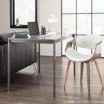 Symphony Mid-Century Light Grey/White Accent Chair 17 Symphony Mid-Century Light Grey/White Accent Chair