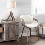 Symphony Mid-Century Light Grey/White Accent Chair 18 Symphony Mid-Century Light Grey/White Accent Chair