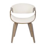 Symphony Mid-Century Light Grey/White Accent Chair 23 Symphony Mid-Century Light Grey/White Accent Chair