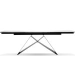 THE W Carrara Ceramic Extension Dining Table