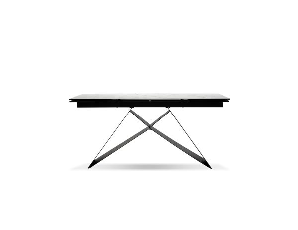 THE W Carrara Ceramic Extension Dining Table 4 2