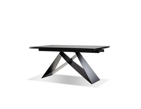 THE W Slate Grey Ceramic Double Extension Dining Table 2 2