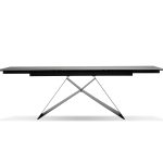 THE W Slate Grey Ceramic Double Extension Dining Table