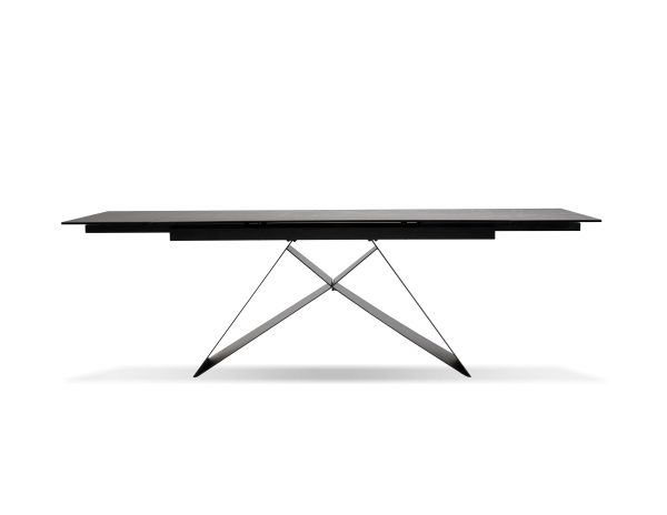 THE W Slate Grey Ceramic Double Extension Dining Table 3 2