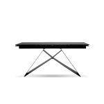 THE W Slate Grey Ceramic Double Extension Dining Table