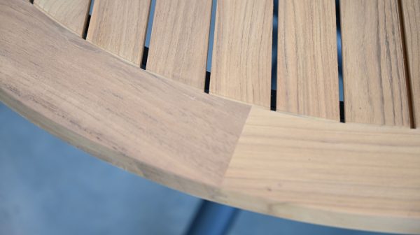 TORCH Round Teak Indoor Outdoor Dining Table 3