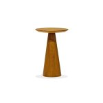 TOWER Medium Walnut Veneer End Table