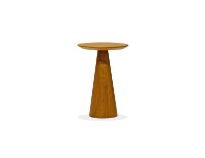 TOWER Medium Walnut Veneer End Table