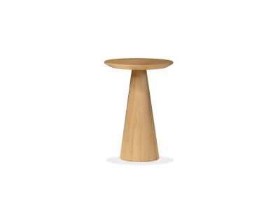 TOWER Medium White Oak Veneer End Table