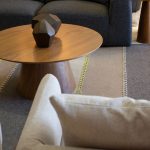 TOWER Natural Walnut Veneer Coffee Table, 36 Inch 7 TOWER Natural Walnut Veneer Coffee Table, 36 Inch