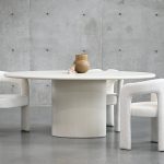 TUGG 71-Inch Ivory MicroSkin Oval Dining Table 6 TUGG 71-Inch Ivory MicroSkin Oval Dining Table