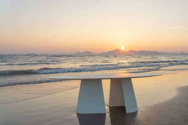 TUMULI Tapioca Oval Epoxy Indoor Outdoor Dining Table 5 2