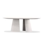TUMULI Tapioca Oval Epoxy Indoor Outdoor Dining Table