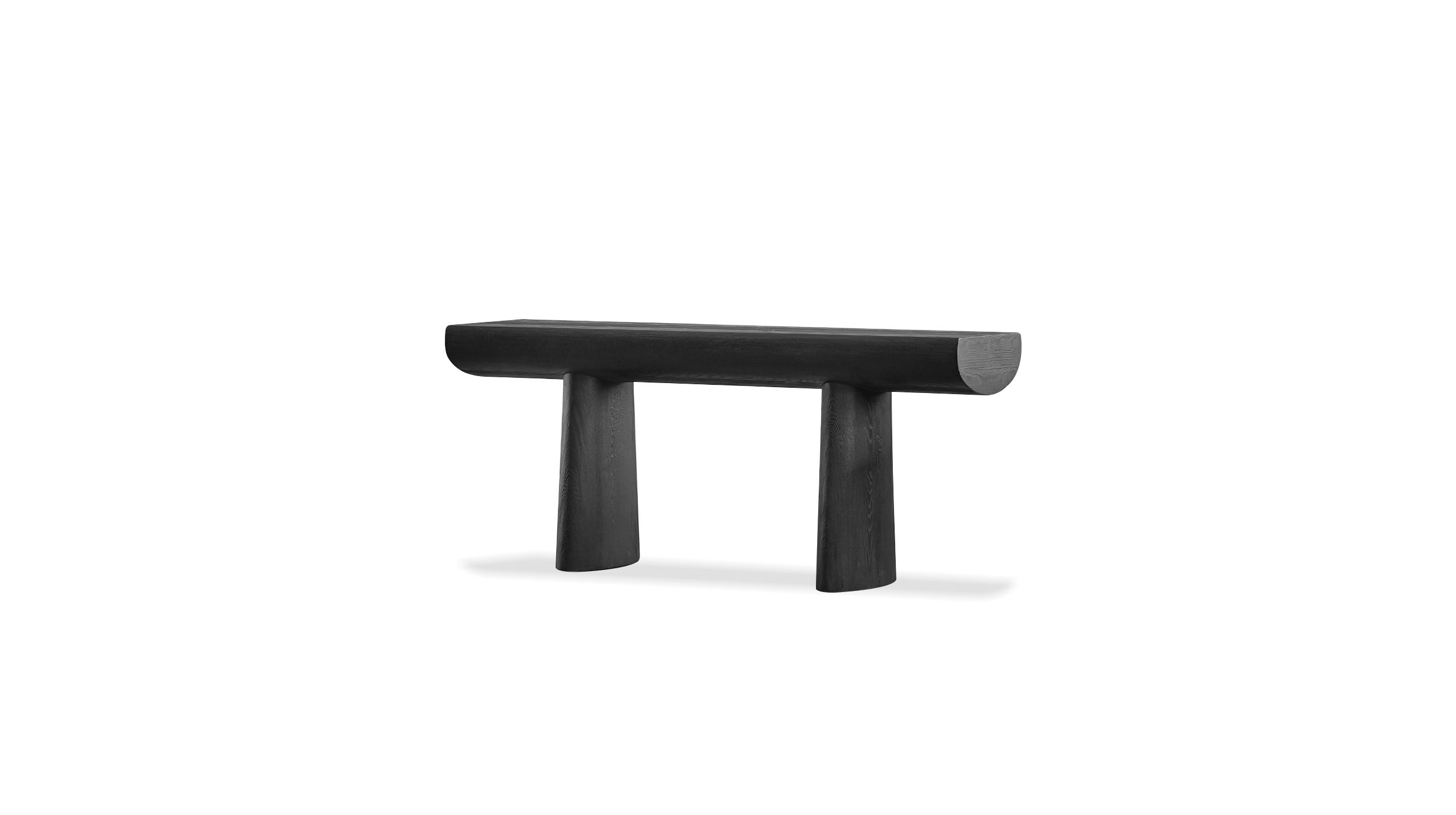 TUNDRA Matte Black Pine Console Table 1 TUNDRA Matte Black Pine Console Table