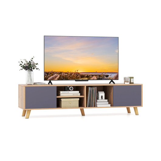 Modern TV Stand with Storage Cabinets for TVs Up to 65 Inch - Image 4
