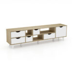 Modern Oak TV Stand for TVs up to 65 Inches 10 Modern Oak TV Stand for TVs up to 65 Inches