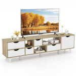 Modern Oak TV Stand for TVs up to 65 Inches 11 Modern Oak TV Stand for TVs up to 65 Inches