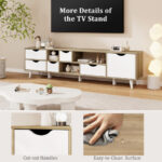 Modern Oak TV Stand for TVs up to 65 Inches 14 Modern Oak TV Stand for TVs up to 65 Inches