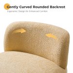 Tabitha Camel Chenille Modern Lounge Chair Rubberwood Legs 8 Tabitha Camel Chenille Modern Lounge Chair Rubberwood Legs
