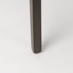 Tahoe Cream Upholstered and Black-Brown Wood Armless Dining Chair