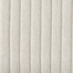 Tahoe Cream Upholstered and Black-Brown Wood Armless Dining Chair