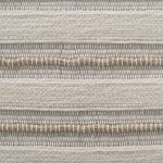 Taimo White Washed Light Brown Wood w/ Striped Fabric Seat Bench