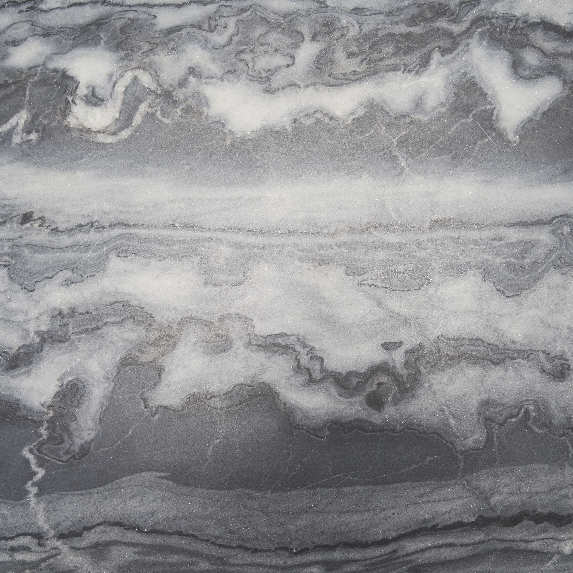 Taite Solid Dark Gray Marble Pedestal Accent Table 3 Taite Solid Dark Gray Marble Pedestal Accent Table - Image 3