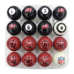Tampa Bay Buccaneers Billiard Ball Set with Numbers