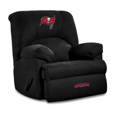 Tampa Bay Buccaneers Black Embroidered Microfiber Rocker Recliner