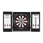 Tampa Bay Buccaneers Bristle Dartboard Cabinet Set