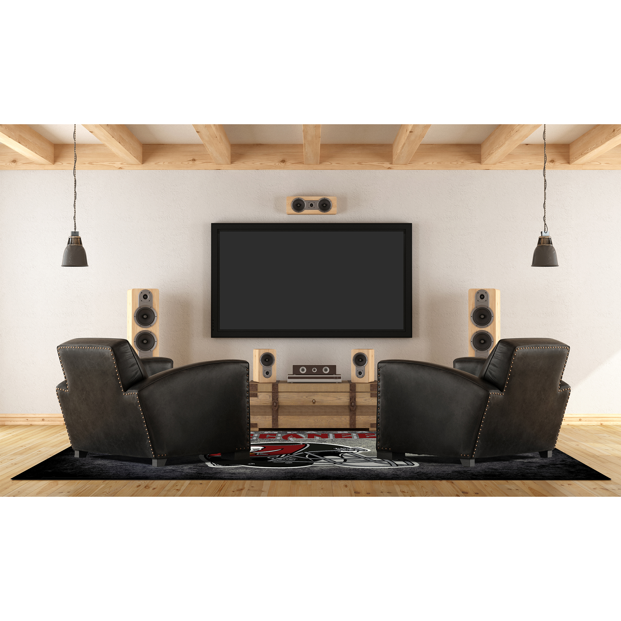 Tampa Bay Buccaneers Distressed 6x8 Area Rug 2 Tampa Bay Buccaneers Distressed 6x8 Area Rug - Image 2