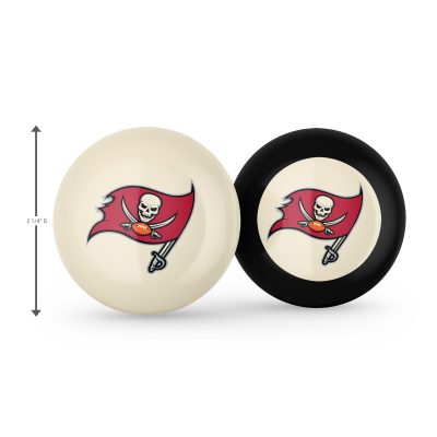 Tampa Bay Buccaneers Grade A Polyester Logo Billiard Balls