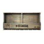 Tampa Bay Buccaneers Reclaimed Wood Bar Shelf