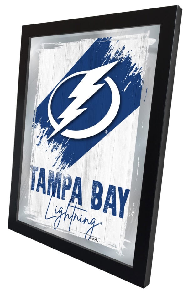 Tampa Bay Lightning 17x22 Logo Wall Mirror Alternate