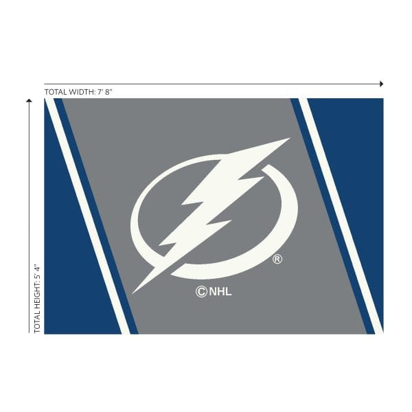 Tampa Bay Lightning 6x8 Spirit Rug 2