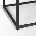 Taniel Light Brown Wood w/ Black Metal Stool