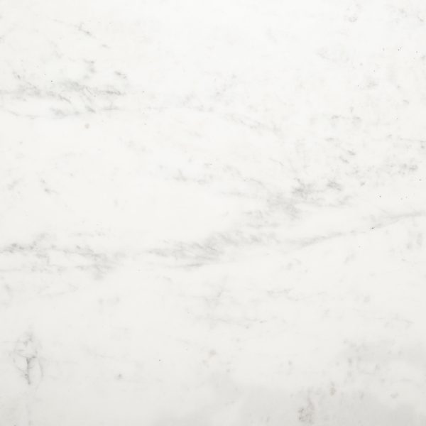 Tanner II 48 Round White Marble Top Black Metal Base Dining Table 2