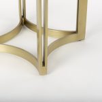 Tanner Marble & Gold Metal Bistro Table
