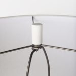 Tao 20.0L x 20.0W x 33.0H Cream Base W/White Shade Table Lamp