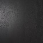 Tarro 84" Rectangular Textured Black Wood w/ Geometrical Base Dining Table