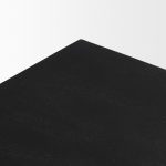 Tarro 84" Rectangular Textured Black Wood w/ Geometrical Base Dining Table