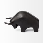 Tauro II 9L x 4W Black Cast Aluminum Raging Bull