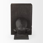 Tauro III (Set of 2) 10L x 5W Black Cast Aluminum Raging Bull Bookends