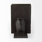 Taurus III (Set of 2) 9L x 4W Black Cast Aluminum Bull Bookends